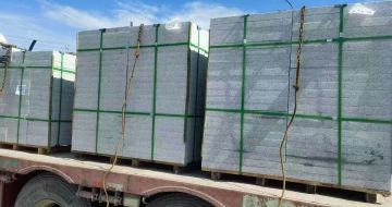 玉林 芝麻白花岗岩地铺石装车日常