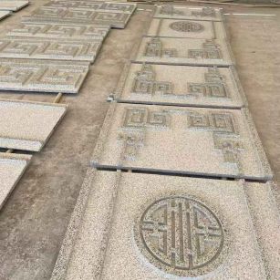 玉林 白麻花岗岩外墙立面雕刻板
