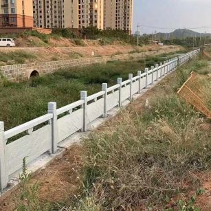 玉林 白麻河道栏杆效果展示图