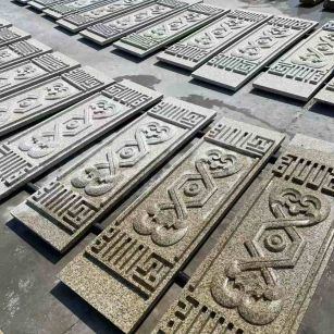 玉林 黄金麻花岗岩外墙雕刻板