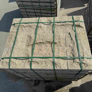 玉林 黄金麻花岗岩石材自然面蘑菇石成品