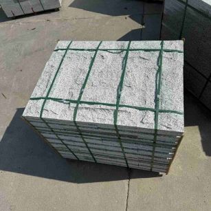 玉林 白麻花岗岩石材自然面蘑菇石成品