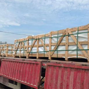 玉林 芝麻白花岗岩地铺石出口专车-泰国游