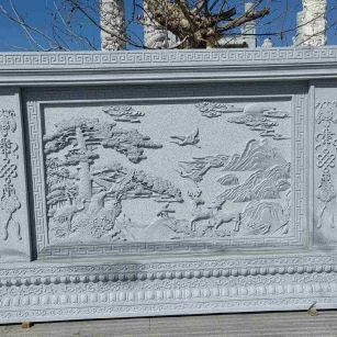 玉林 芝麻白大型照壁，屏风，影壁