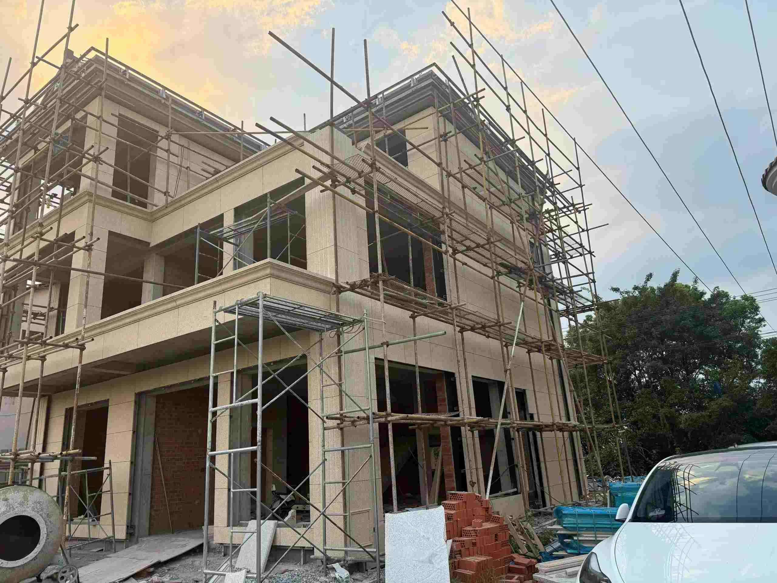 玉林 黄金麻荔枝面花岗岩外墙干挂