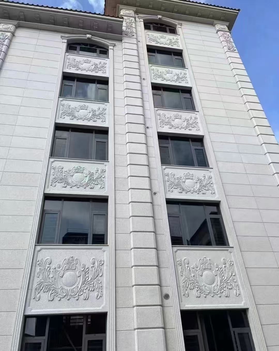 玉林 白麻荔枝面花岗岩别墅外墙干挂