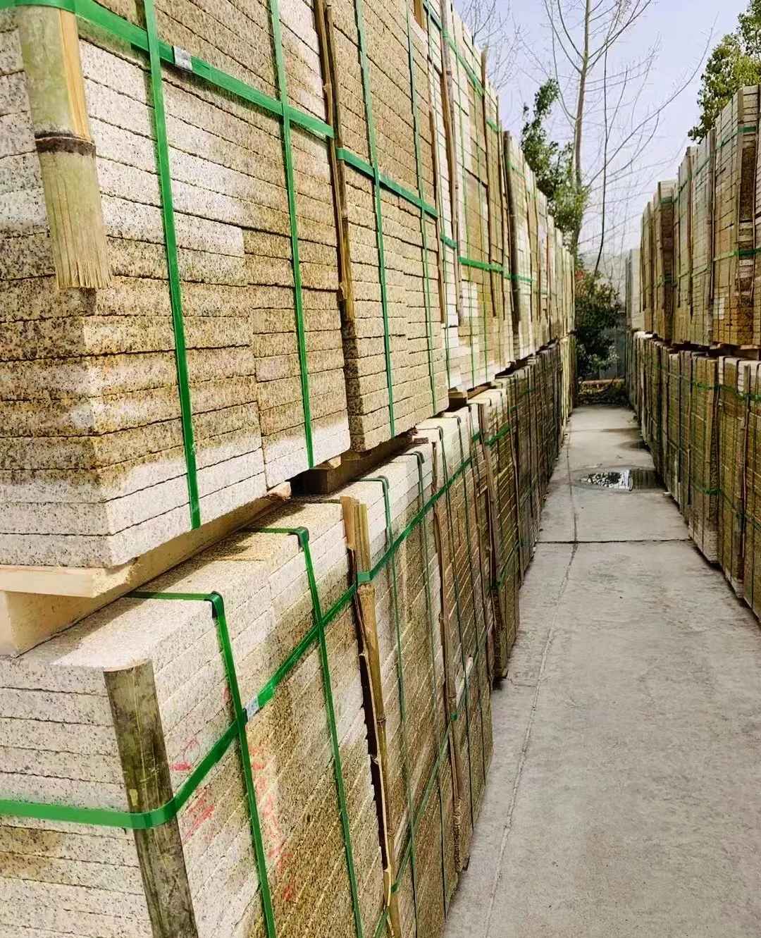 玉林 黄金麻花岗岩荔枝面地铺石